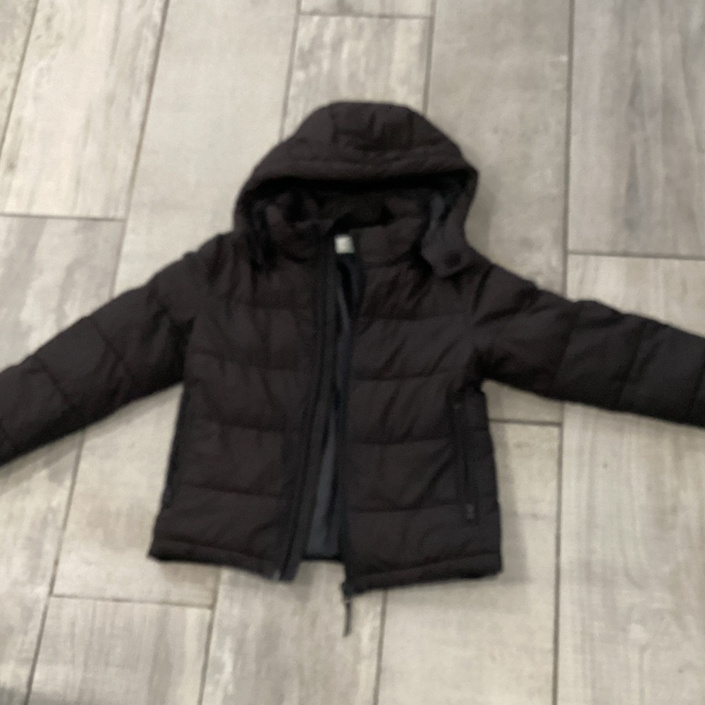 H&M puffer jacket with hood size 8 unisex #cj